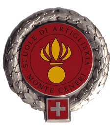 Bild von Scuole die Artigleria Monte Ceneri Béret Emblem 